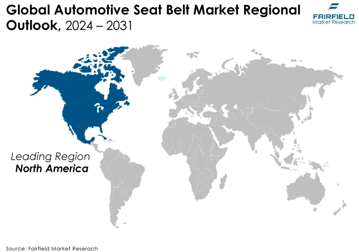 Global Automotive Seat Belt Market Regional Outlook, 2024 - 2031 Automotive Seat Belt Market Regional Outlook, 2024 - 2031